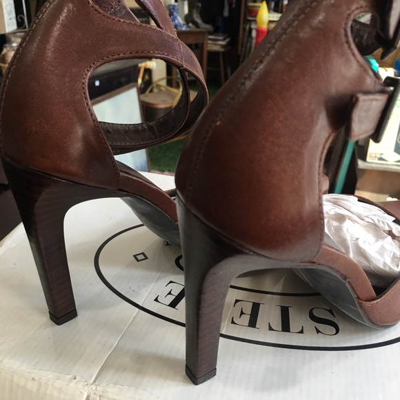 Steve Madden NWOB size 6 1/2 Twilite brown leather - Picture 6 of 8